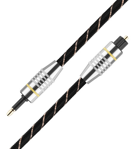 Cabo Toslink Para Plugue 3,5mm Fibra Óptica Áudio Digital