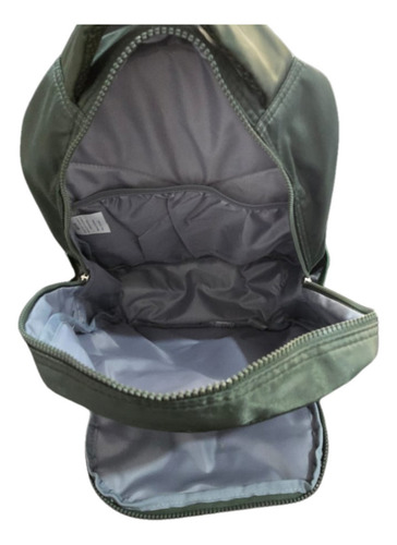 Mochila Juvenil Jumper Moderna Reforçada Escolar Cor Verde-escuro Desenho Do Tecido Liso