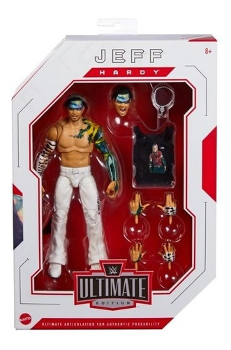 Jeff Hardy  Wwe Ultimate Edition Wave 14 Mattel