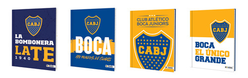 Cuaderno 16x21 T D Cosido 48 Hjs Boca Jrs Mooving 3111