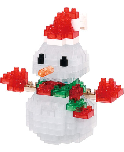 Nanoblock - Navidad - Muñeco De Nieve, Colección Kit