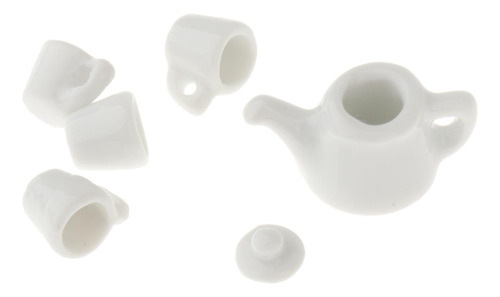 Juego De Té De Porcelana China Para Casa De Muñecas,