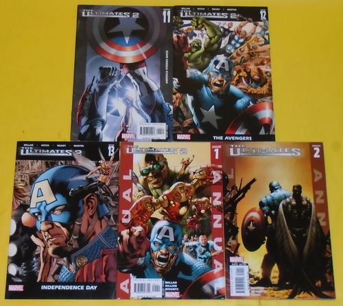 Ccc21 Marvel Comics The Ultimates 2 Giant-man Thor Hawkeye (Usado)