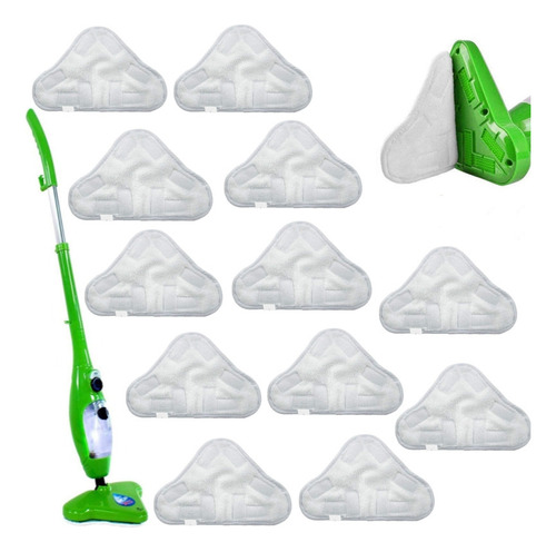 12 Unidades Para Funda De Paño De Limpieza H2o X5 Steam Mop