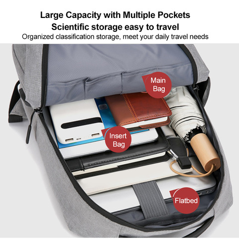 Mochila Grande Para Ordenador Portátil Y Tableta De 15,6 Pul
