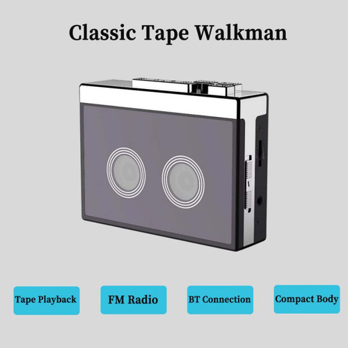 Walkman Cassette Player Fm Estilo Retro Grabadora De Cinta
