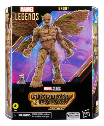 Boneco Marvel Legends Series Guardiões Da Galáxia Groot F648