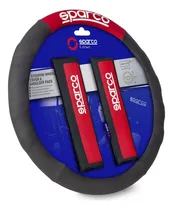Comprar Set Forro De Timon Sparco Premiun Con Protector De Cinturon