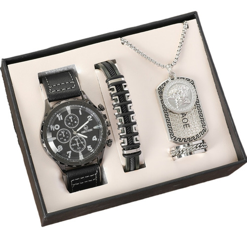 Set De Regalo Reloj Personalizado De Moda Para Hombre