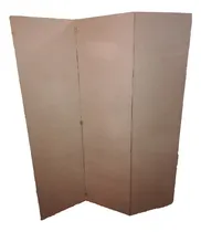 Comprar Biombo Separador De Mdf Natural Precio Por 4 Hojas