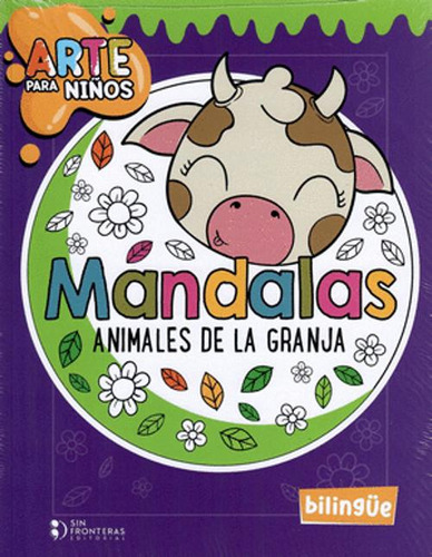Libro Arte Para Niños Mándalas Animales De La Granja