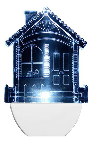 Abajour Noturno Brasfort Led Casa 127v Branco 8687