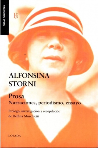Libro Prosa - Storni, Alfonsina