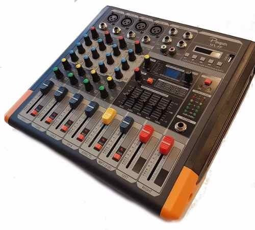 Consola Mixer Parquer 4 Canales Phantom Efectos Mx-4p Cuota