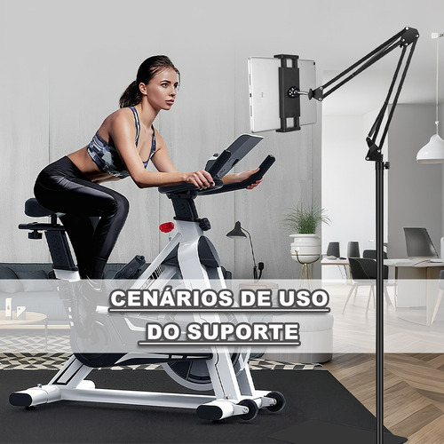 Suporte Articulado Chão Para Celular 360°tablet Ajustável
