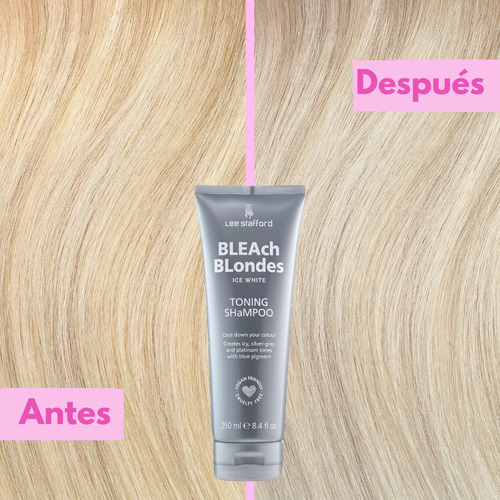 Pack Tonificador Rubio Platinado Y Canas Ice White