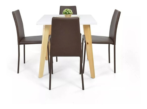 Mesa Comedor Minimalista 4 Puestos