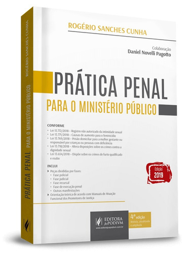 Pratica Penal Para Ministerio Publico 4ª Edição (2019)