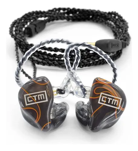 Clear Tune Monitors (ctm) Standard In-ear Cable 50 Negro Mo
