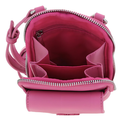 Bolsa Cigarrete Barbie Gorett Hile Br24082-p Color Rosa Correa De Hombro Rosa Diseño De La Tela Lisa