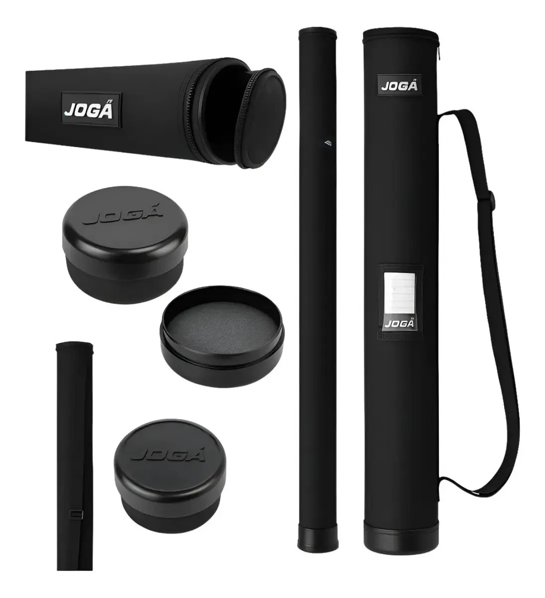 Porta Varas Tubo Jogá Explorer Rígido Resistente 55 Cm Cor Preto