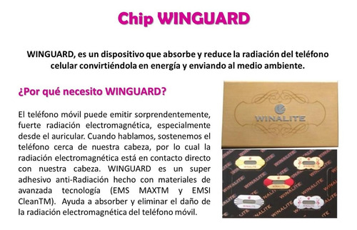 Combo 5 Caja D 5 Chip Antirradiacion Winguard Para Celulares