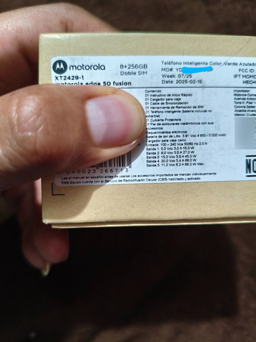 Moto Edge 50 Fusion Verde (Usado)