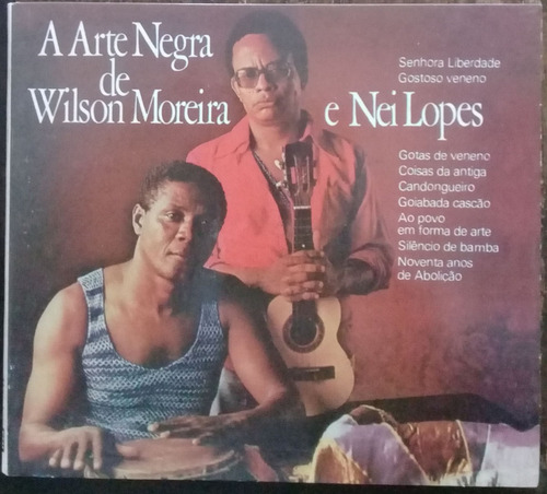 Cd (vg+) Arte Negra De Wilson Moreira E Nei Lopes Ed Emi Aa