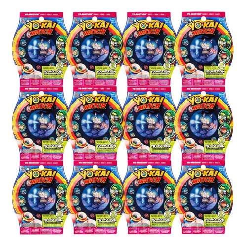 Pack 12 Bolsas Misteriosas Medallas Yokai Watch Modelo Cero