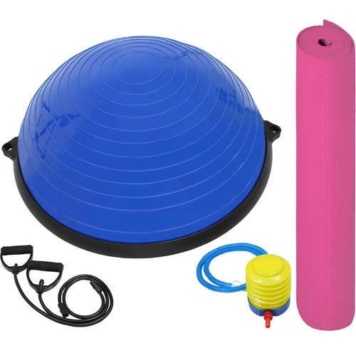 Pelota Tipo Bosu Entrenamiento Yoga Pilates + Tapete Gratis