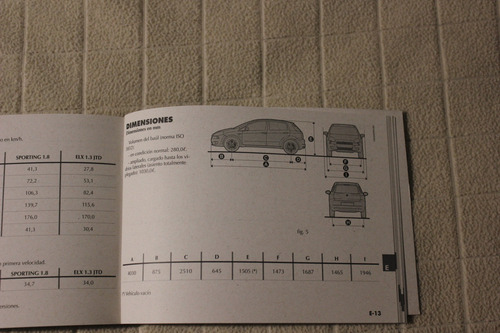 Fiat Punto 2010 Manual De Uso Y Mantenimiento (Usado)