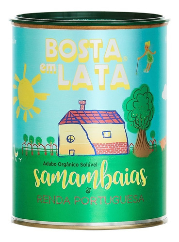 Imagem 1 de 3 de Fertilizante Orgânico Bosta Em Lata Samambaias - 400g