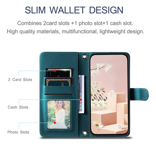 J0k Funda De Teléfono Tipo Cartera Para Oppo A78 A58 A79
