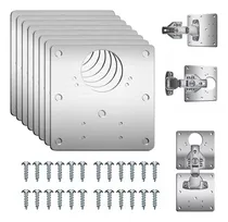 Comprar 8 Piezas Placas Reparadoras De Bisagras En Acero Inoxidable