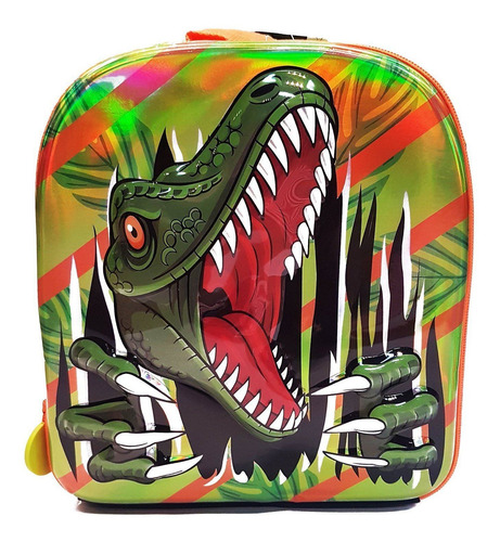 Imagen 1 de 1 de Lonchera Escolar Infantil De Dinosaurio Para Lunch