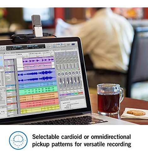 Samson Sagomic Go Mic Micrófono De Condensador Usb Portátil