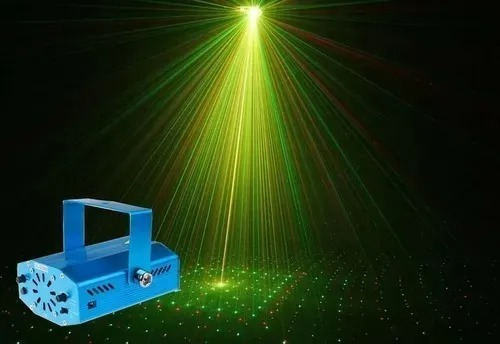 Mini Proyector Luces Laser Dj Profesional Multipuntos Efecto