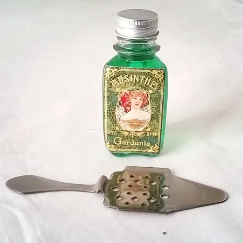 Bonnecaze Absinthe /& Home Cuchara de absenta y 10 cubos de az/úcar 5 paquetes