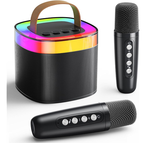 Mini Máquina De Karaoke Para Niños Adultos: Altavoz Bluetoot