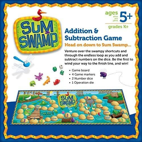 Juego De Mesa Sum Swamp De Adición Y Sustracción