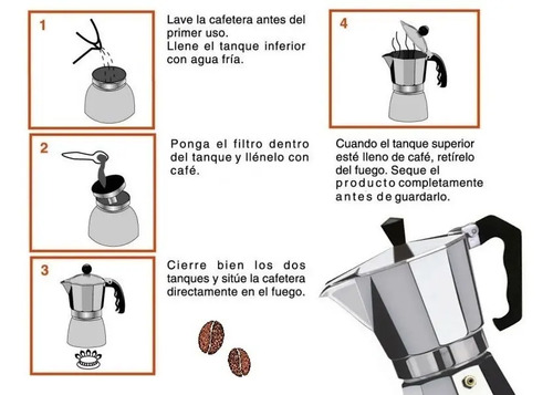 Café Juan Valdez 250gr + Cafetera Moka Italiana 3 Tazas | Cuotas sin interés