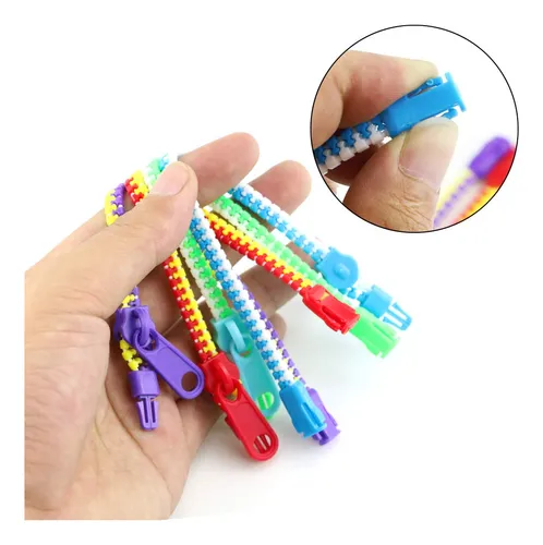 50 Pulseras Con Cremallera: Recuerdos Para Fiestas De Cumple
