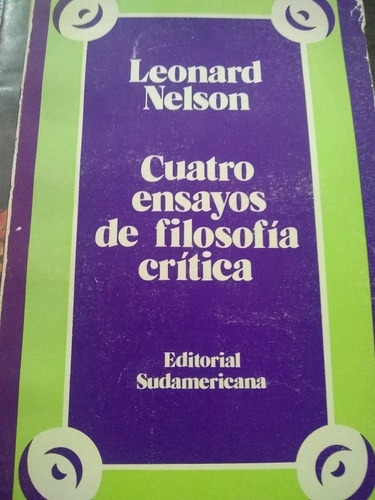 Cuatro Ensayos De Filosofía Crítica