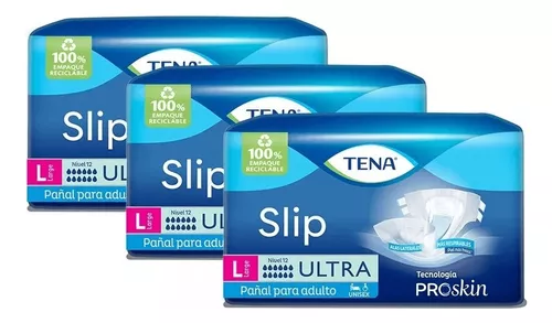 Pañal para Adulto TENA Slip Ultra Incontinencia Fuerte Talla S Paquete 21un