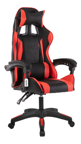 Cadeira Gamer Giratória Kelter Vermelha V703x