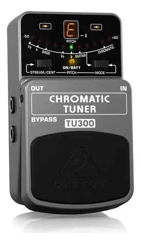 Restringir ella es Recepción Behringer Tu300 Pedal Afinador Cromático Para Guitarra Bajo.