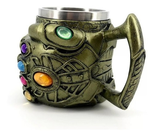 Caneca Thanos Manopla Do Infinito 3d Vingadores Geek