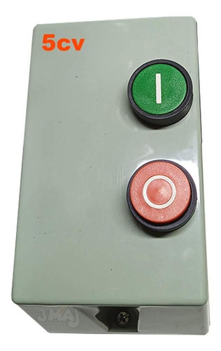 Imagem 1 de 6 de Chave Magnética Partida 5cv Motor Compressor Trifásica 220v