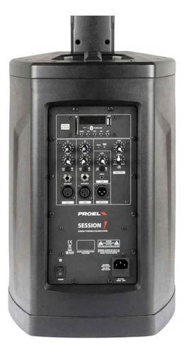 Pack 2 Altavoz Proel Session I Bluetooth + Playmix6 Negro