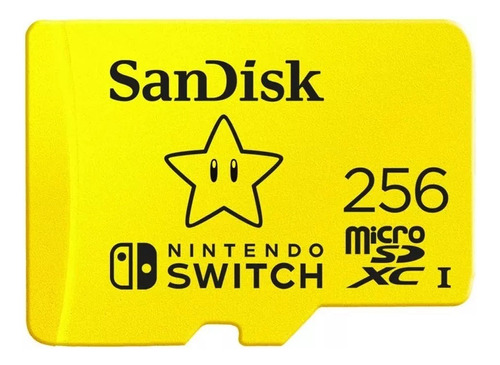 Microsd 256gb Sandisk Microsdxc Uhs-i Para Nintendo Switch